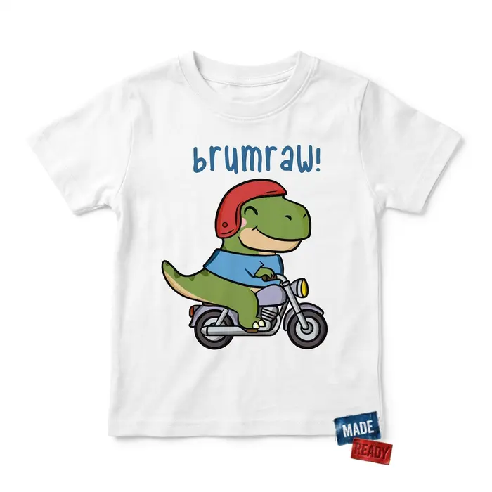 Camiseta intervenida MadeReady, pieza única "Brumraw"